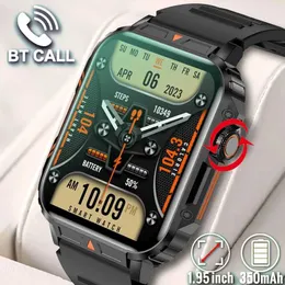 Orologi intelligenti 2024 Smartwatch Schermo da 1,95 pollici Monitoraggio della salute Orologi IP68 Impermeabile Sport Fitness Smart Watch per uomo Donna Reloj Hombre