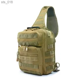 Sacos ao ar livre estilingue mochila exército molle à prova dwaterproof água saco de ombro sacos caminhadas acampamento viajar crossbody saco peito bagsh24119