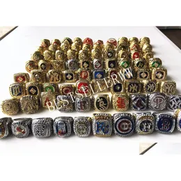 Cluster Ringe Alle 1903–2023 World Series Baseball Team Champions Championship Ring Set Souvenir Männer Fan Geschenk Kann Zufällig Großhandel D Dhae3