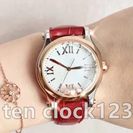 Watch Designer Watches Women's Fashion 904 Paslanmaz Çelik Kuvars Elektronik Su Geçirmez Safir Kadın Saati