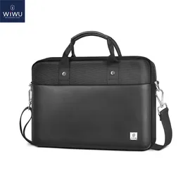 Laptop Case Ryggsäck Wiwu Hali Laptop Messenger Bag för MacBook Air 15.3 PU LEATHER NOTERBOOK BAG FÖR MACBOOK AIR PRO 13 14 16 BAG FÖR HP/DELL 15.6