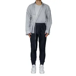 Hot Selling Men's Pants In Europe And America In The Spring And Autumn Seasons, Slim Fit Knitted Trendy Men's Cropped Pants And Sweaters