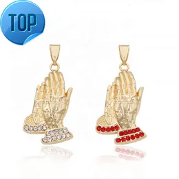 New Arrival High Quality Wholesale Religious jewelry Praying hands charm pendants