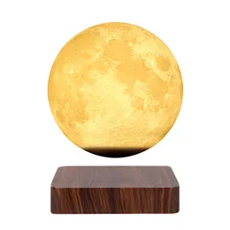 Magnetic Suspension Moon Light Romantic Light Suspension 3d Printing Moon-Light Lamp Home Maglev Ornaments wholesale