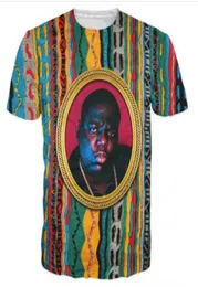 Neue Mode Männer Frauen Notorious BIG Lustige 3D T-shirt Casual Kurzarm T-shirt Sommer Tops ZC0948163499