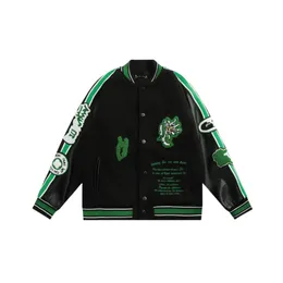 Varsity Jacket Mens Jackets Letterman Jacket Men Hip Hop Long Sleeves Baseball Coat Designer Klädjacka Män