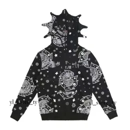 Mens White Fox Sudadera con capucha Y2k Casual Retro Hombres Zip Up Hoodrichs Abrigos Moda de lujo Hombres Hoodrich Impresión Diseñador Sudaderas con capucha Chaqueta Sudaderas Alfric Eden 679