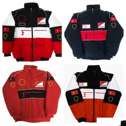 Мотоциклетная одежда F1 Forma One Racing Jacket Костюм с вышивкой Прямая доставка Мобильные аксессуары для мотоциклов Dhl4E F4EI