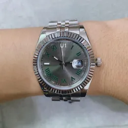 mble Don Dial Datejust Smooth Bezel Watch 41mm 126333 126334 자동 메키아 인 손목 시계 쥬빌리 스트랩 사파이어 운동 남성 감시 056