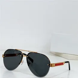 Nuovo design della moda occhiali da sole polarizzati 165VS squisita montatura pilota in metallo con lenti tagliate stile semplice e popolare versatile occhiali protettivi per esterni UV400