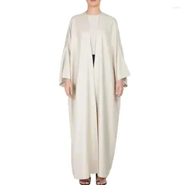 Ethnic Clothing Ramadan Moroccan Caftan Woman Elegant Open Abaya Cardigan Dubai Plus Size Loose Islamic Dresses Kaftan Femme Musulman Robe