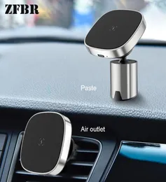 15W Magnetic Wireless Chargers Car Air Vent Stand Mount Phone Holder Fast Charging Station For 12 13 QI Charger 2207054227754