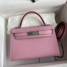 10a en kaliteli lüks tasarımcı totes çanta tamamen elle kullanılır ikinci nesil 19 epsom deri mini tek omuz crossbody çantalar çanta