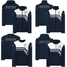 Apparel F1 Team Hoodie Formel 1 Driver Racing Zip Up Hoodie Autumn Winter Racing Hooded Sweatshirt Jacket Men's Warm Windbreaker Jackets RMGZ