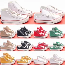 70. Buty dla dzieci Boys Star Canvas All Toddlers Casual 1970 Girls Sneakers Dzieci Kid Youth Chuck Designer Trainers Butner Bute Oddychający biały czarny czerwony 24-36