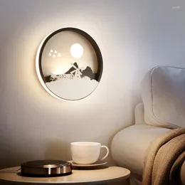 Wall Lamp Creative Led Modern Minimalist Bedside Living Room Bedroom Corridor Aisle Interior Lighting Decoration Lamps