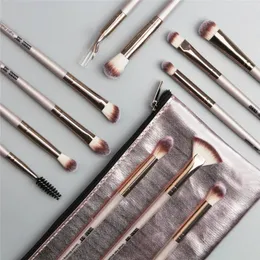 メイクアップブラシMaange 12 PCS/LOT Professional Blendingアイシャドウアイブローブラシの美しさセットを構成する