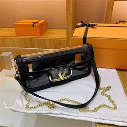 New Advanced Fashion Simple and Transparent Crossbody Shoulder Bag Chain Underarmcode Factory Online 70% sale