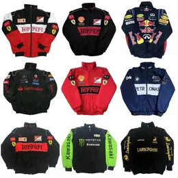 F1 Racing Suit Autumn and Winter Hafted Casual Cotton Jackets YF