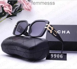 男性向けの卸売ファッションデザイナーチャネルサングラス女性贅沢なPCフレームシャネルCha nel Sun Glases Classic Adumbral Eyewear Accessories lunettesqifa qifa