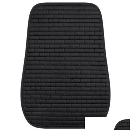 Coprisedili per auto Ers Er Front Flax Protect Cushion Mobile Protector Pad Mat Drop Delivery Automobili Moto Accessori interni Dhzdg