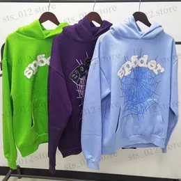 Erkek Hoodies Sweatshirts Kış Kış Çoklu Genç Thug Öğrenci Çift 555555 Pembe Hoodie Peluş Peluş Kazak Lazer Etiketi T240119