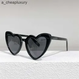 YSL Designer SL نظارة شمسية فاخرة Metal Y Love Sunglasses Style INS نفس النظارات الشمسية على شكل قلب شخصي أزياء الرجال والنساء مع صندوق 1 Y4x2