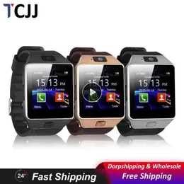 الساعات الذكية 1 ~ 8pcs DZ09 Smart Watch قابلة للتطبيق على Android iOS Mobile Phone Smart Life بجودة عالية جديدة