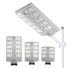 Światła uliczne 600 W 800 W 1000W LED Solar Light Light Motor Outdorek Ograniczny Lampa bezpieczeństwa z wysuwanym oświetleniem ulicznym