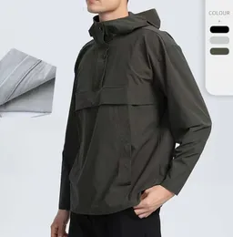 Lu Men Hooded Jacket Outdoor Ranuping Climing Wartof暖かい速い乾燥釣りサイクリングハイキングスポーツジャケット新しいスタイルのファッションブランド服