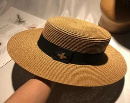 2022 Luxe Designer Bee Cap Emmer Hoed Mode Mannen Vrouwen Ingericht Top Hoeden Hoge Kwaliteit Stro Zon Caps Hoed 016580809