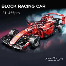 Magnetiska block Toylinx F1 RC Race Cars Building Set Moc Remote Control Car Building Blocks Cool Collectible Model Car Kits Building Toys