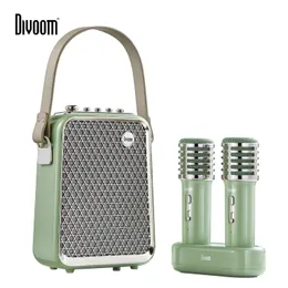 Speakers Divoom SongBirdHQ Portable Bluetooth Speaker 50W Powerful Sound with Karaoke Microphone Voice Change Mode