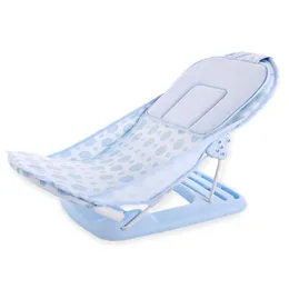 Bathing Tubs Seats Foldable Baby Bath Tubbedpad Portable Chairshelf Shower Nets Newborn Seat Infant Bathtub Support5840887 Drop Delive Dhu6N