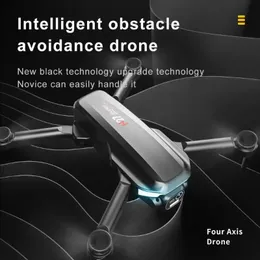 KBDFA H27 Drone Motore Brushless Evitamento Ostacoli a 360° Sintonizzazione Elettrica ad Alta Definizione Drone con Doppia Fotocamera HD con Wifi FPV Fotografia Quadcopter Pieghevole UAV