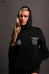 Hoodies للسيدات Sweatshirts Sport Los Angeles Print Hoodie زوجين Pullover Men عرضية للجنسين من القمم المغطاة بالملاحظة