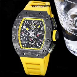 Size Luxury Zy mens Mechanics Men's watchs 40x50x16mm Rm11-03 Rm011 with Fully Automatic 7750 Timing Machine Movement Ntpt Carbon Fiber 1XV3