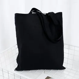 Sacs à provisions Sac fourre-tout réutilisable de grande capacité Lavable Rangement scolaire Universel Mélange de coton naturel Écologique Polyvalent Solide