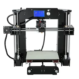 Drukarka 3D Najnowsza wysoka precyzja 220x220x250mm fl akrylowy reprap Prusa I3 DIY3D Zestaw Filament 16 GB SD Karta LCD Komputery dostarczające Dhpou