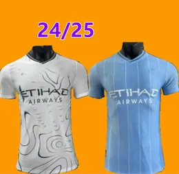 2024 Mans Cities Ferran Mahrez Foden Bernardo Joao Z Rodrigo Shird Men Kid Kit Grealish Sets 24 25 Soccer Jerseys Haaland De Bruyne Playerバージョン66