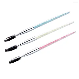 Makeup Brushes 3st Portable Eyelash Artificial Brush Comb levererar ögonbryn (slumpmässig färg)