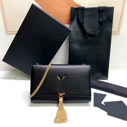 Borsa a tracolla di qualità specchio Kater Nappa Borsa a catena classica di moda Borsa a tracolla in vera pelle modello coccodrillo caviale 354119 24 cm con scatola Y10