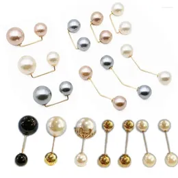 Brooches 3pcs/lot Imitation Pearls Brooch Pins Exquisite Elegant For Women Pants Sweater Cardigan Clip Coat Dress Jewelry