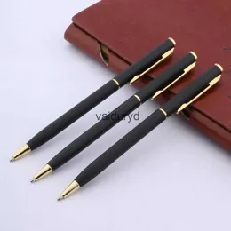 Multi Function Pens luxury quality 006 MATTE BLACK metal ical golden student Ballpoint Pen men signature INK PENS Stationery Office Suppliesvaiduryd