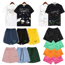 Herr t-shirts designer män kvinnor t-shirt sommar shorts stilfulla högkvalitativa sport shorts euro storlek jogging basket shorts t shirt