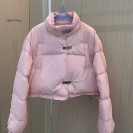 miui miui puffer jacka 23 höst/vinter ny fashionabla doftande vind söt liten statur lätt kappa kappa