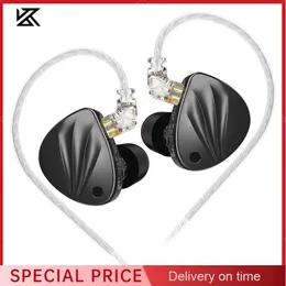 Headphones KZ Krila 10mm Second Generation XUN Dynamic Driver Wired Headphone In Ear Earphones Noise Isolating Memory Foam Eartips Headset