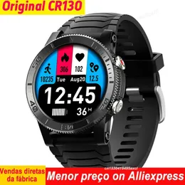 Watches Original CR130 Smart Watch Men GPS Sports 1.32 AMOLED Display Heart Rate SpO2 VO2 max Stress Water Resistant 50M Smartwatch