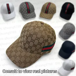 Klasik mektup tuval beyzbol şapkası tasarımcı şapka erkekler kadın golf şapka yüksek kaliteli hip hop klasik lüks şapka g mektup şerit şapka erkekler casquette beanie güneş şapkası