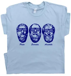 SOCRATES T SHIRT PLATO Aristotle Greek trzech filozofów Ostatnie dni marki Law Mash Fashion Tee koszulka T2005191175312